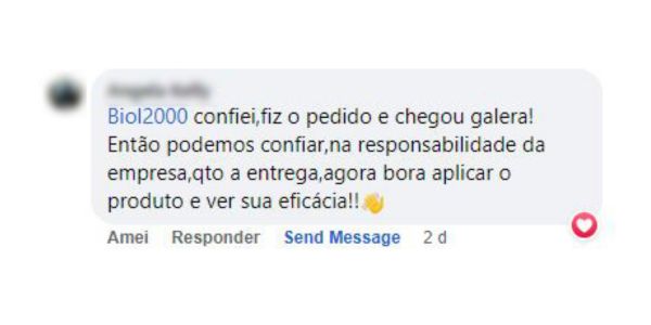 Depoimento de cliente Biol2000 nº 12