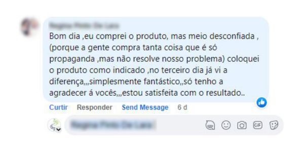 Depoimento de cliente Biol2000 nº 6
