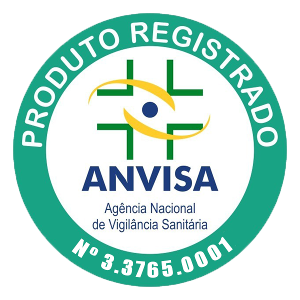 Produto registrado na ANVISA nº 3.3765.0001